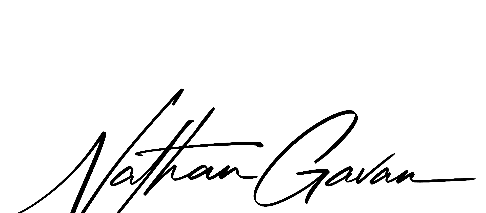 Nathan Gavan signature